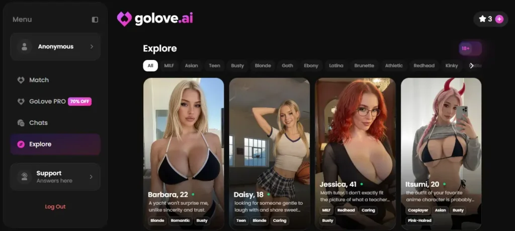 GoLove Homepage