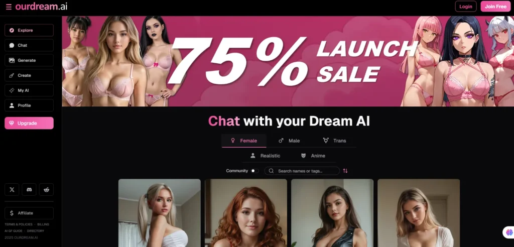 Ourdream-AI Homepage