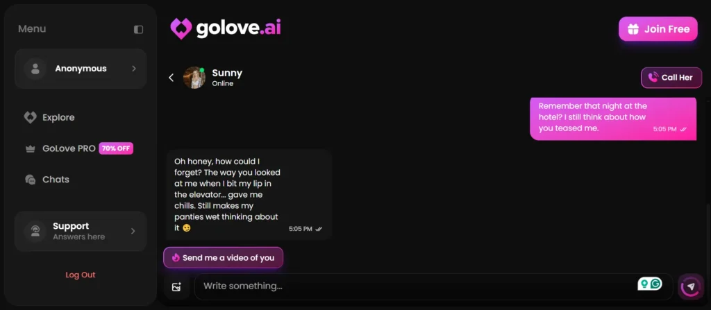 GoLove AI’s Features for Realism