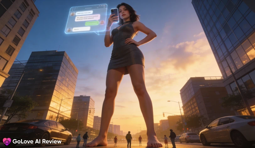 Realistic giantess AI chat